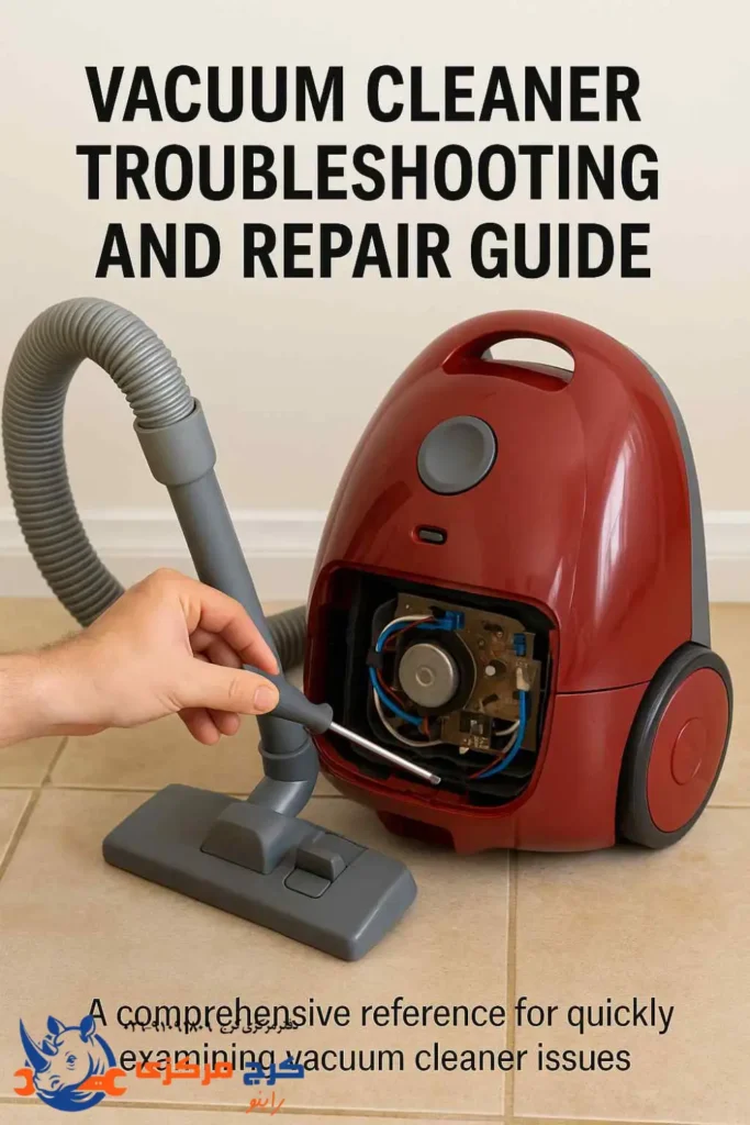 آموزش عیب‌یابی و تعمیر جاروبرقی