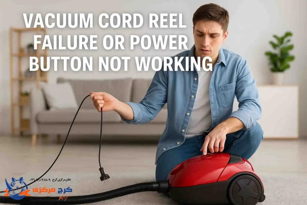 خرابی سیم جمع‌کن یا کلید روشن/خاموش