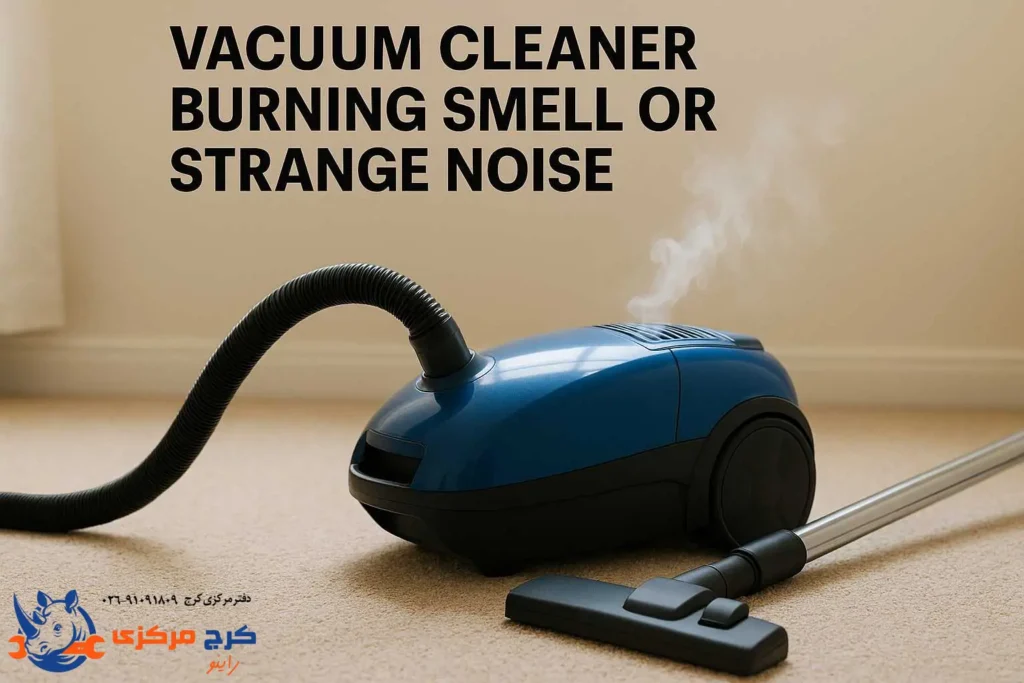 بوی سوختگی یا صدای عجیب از جاروبرقی