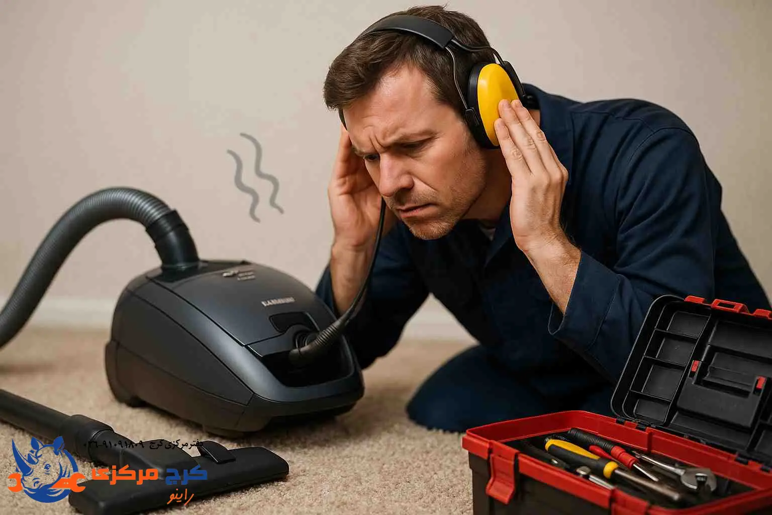  تشخیص صداهای غیرعادی در جاروبرقی