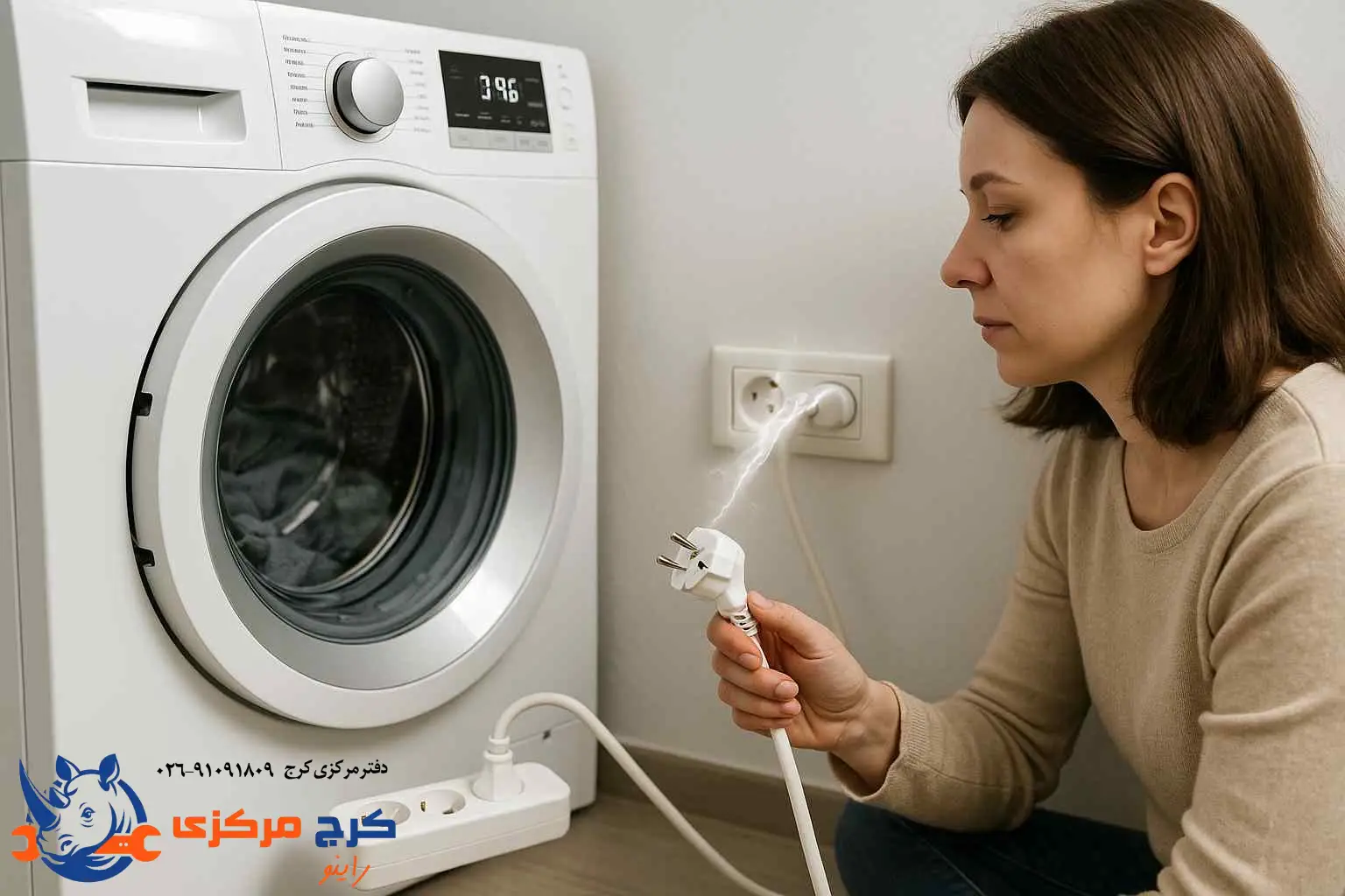 تاثیر نوسان برق بر ماشین لباسشویی