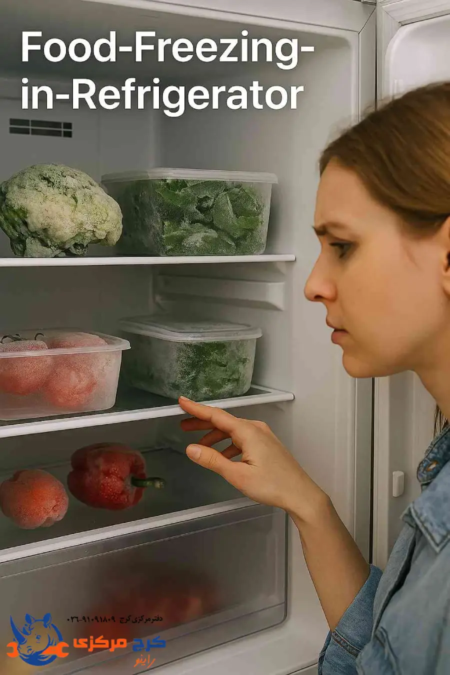 علت یخ زدن مواد غذایی در یخچال