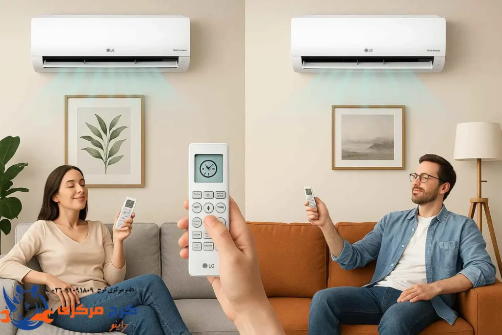 تنظیم زمان و خاموشی خودکار کولر گازی برای مصرف کمتر و راحتی بیشتر