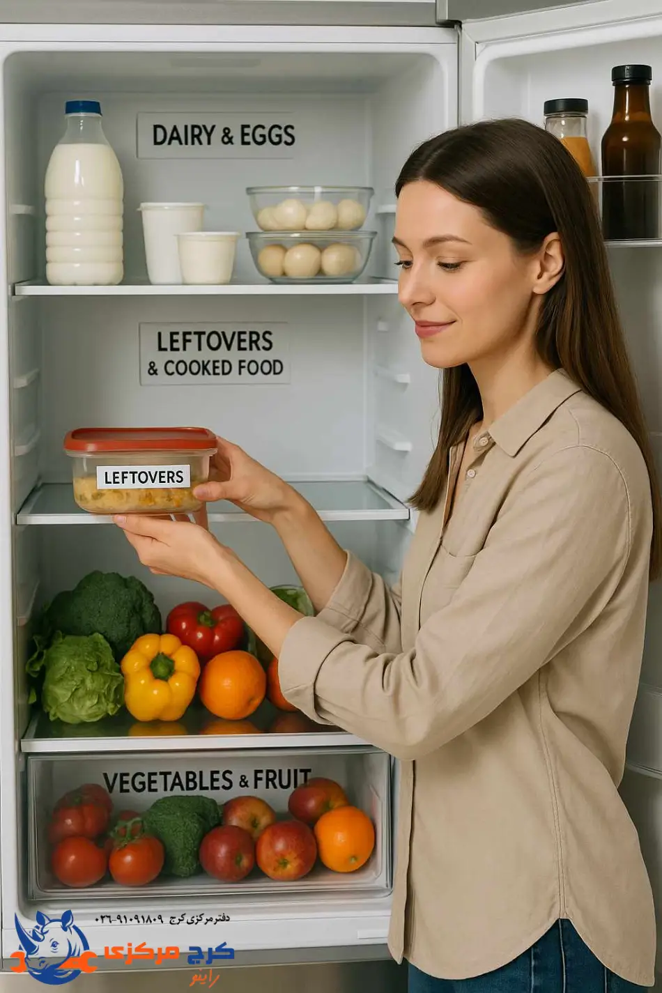 چی کجا باید باشه؟ راهنمای دقیق چیدن یخچال