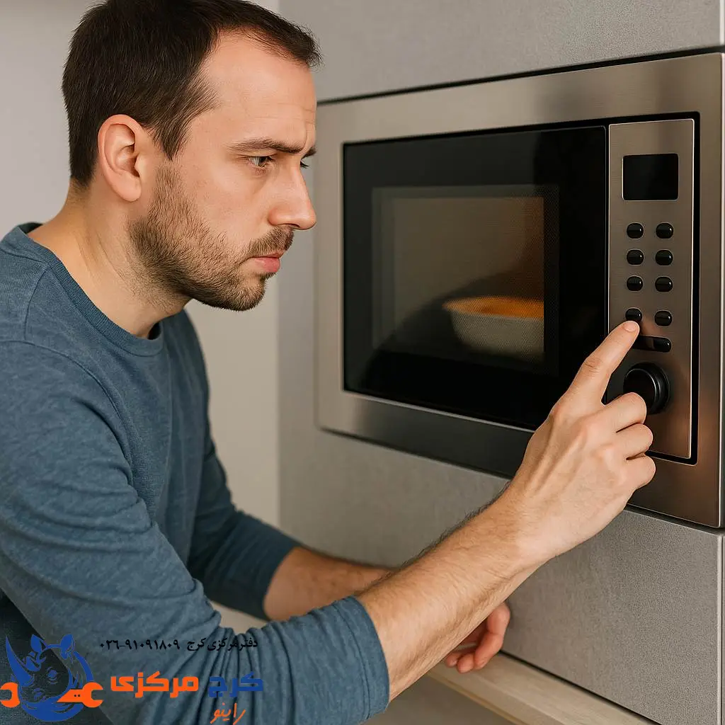  در بسته‌ست ولی مایکروفر کار نمی‌کنه! چرا؟