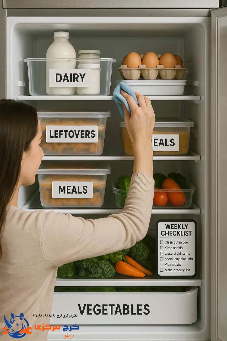 حفظ نظم در یخچال بدون دردسر