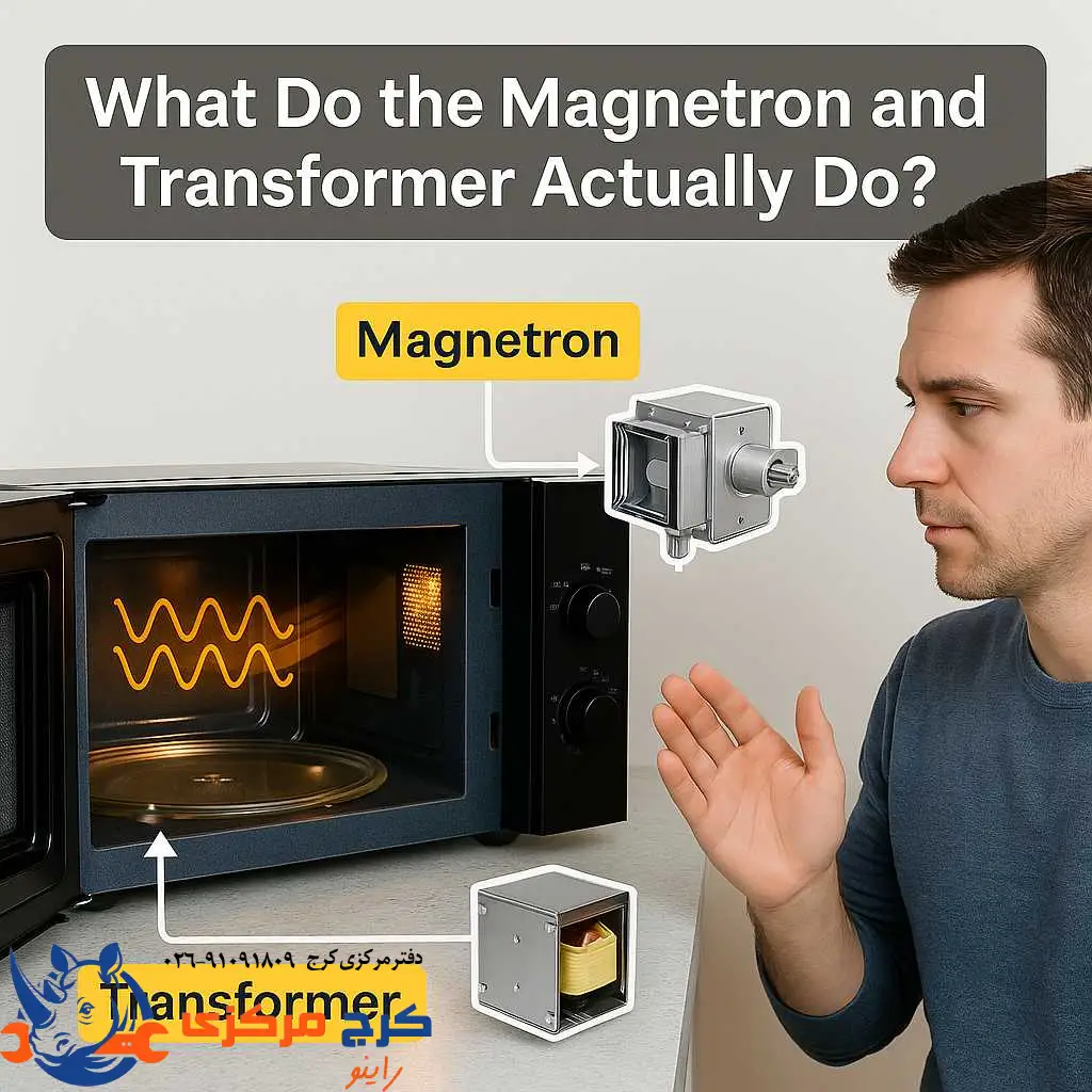 وظیفه مگنترون و ترانس در مایکروفر
