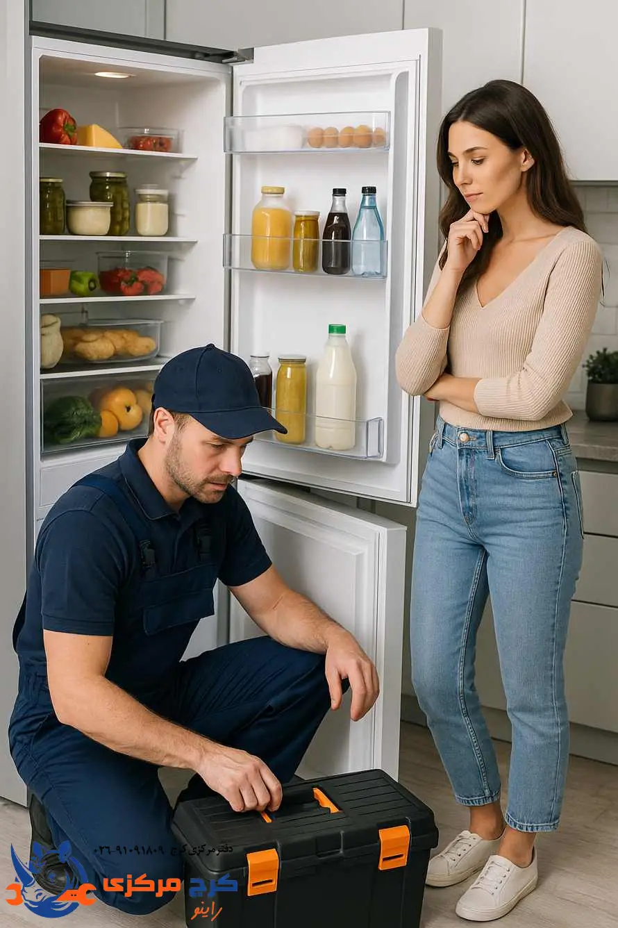 جدول عیبیابی سریع یخچال اسنوا