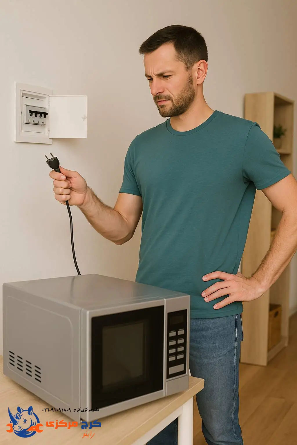 فیوز برق با روشن شدن مایکروویو میپره