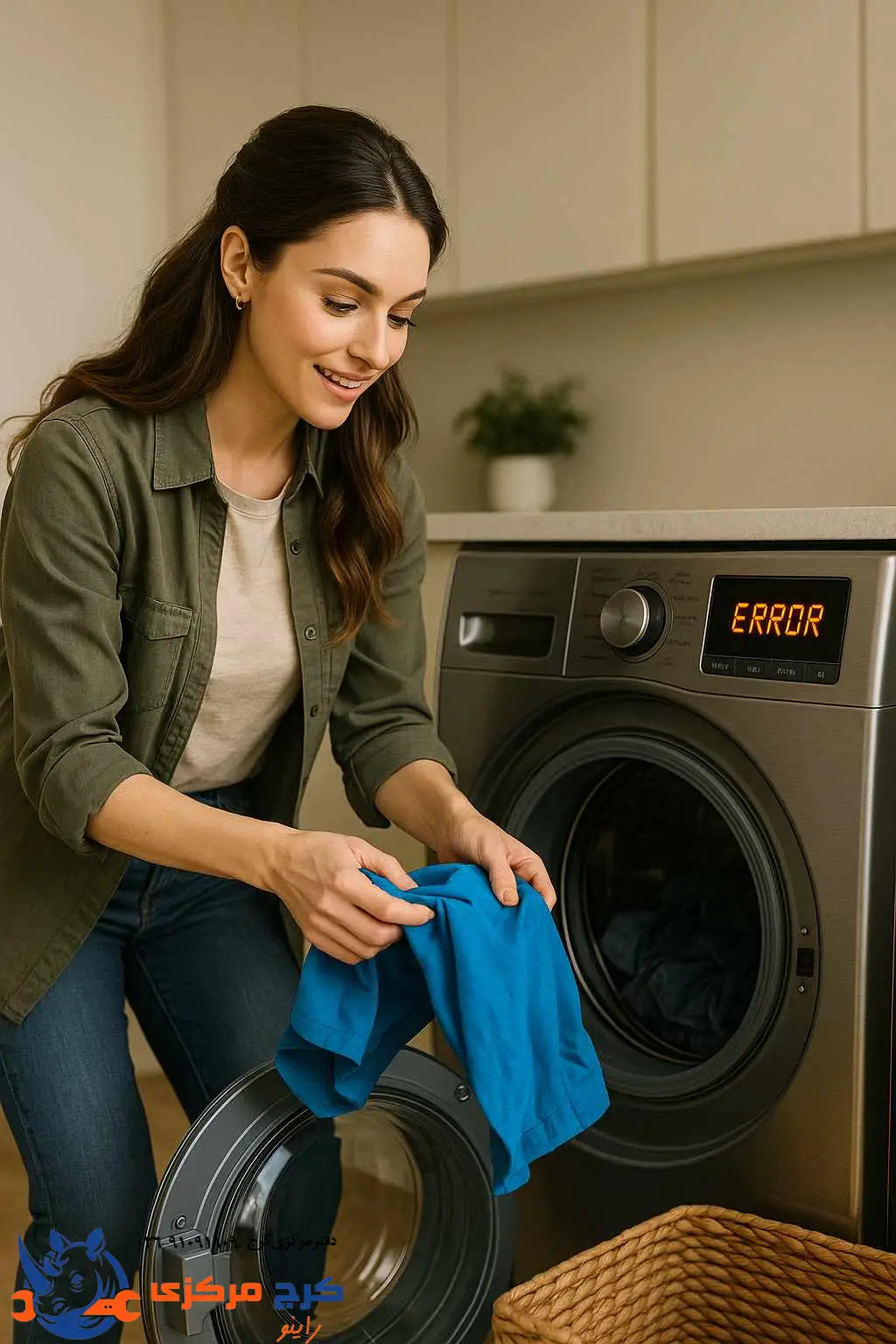  بررسی دلایل کلی نمایش ارور در ماشین لباسشویی‌های اتوماتیک و دیجیتال.