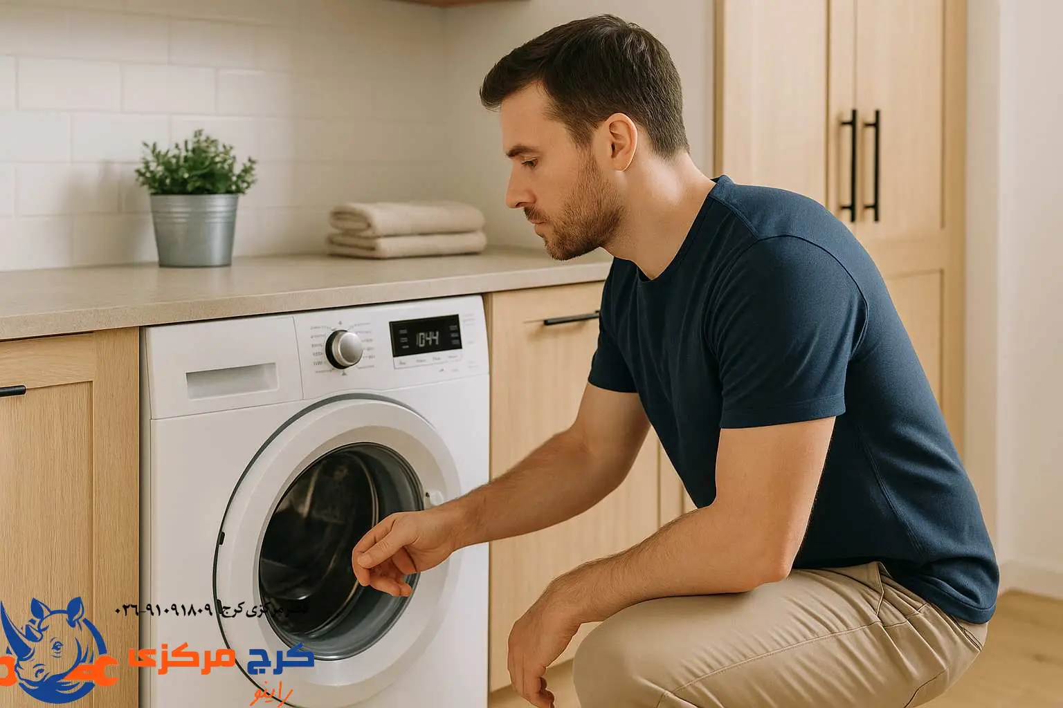 لباسشویی دوو یا الجی نمیچرخه؟