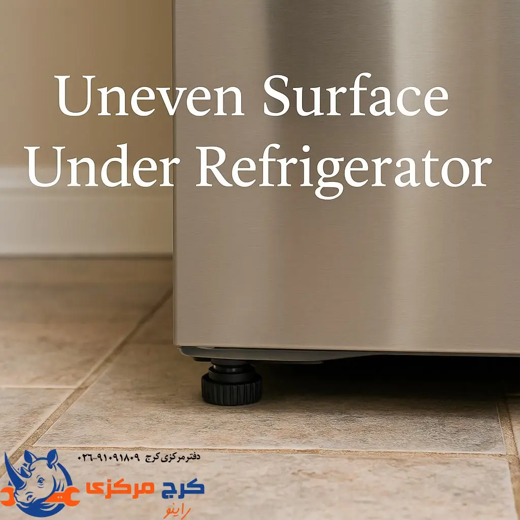 یخچال روی زمین لق؟ یعنی مشکل حتمیه!