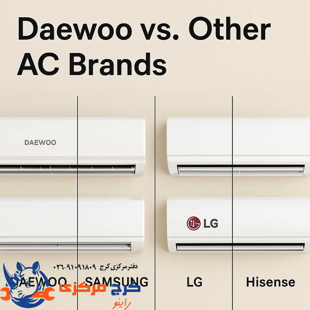 مقایسه کولر دوو با ال‌جی، سامسونگ و هایسنس