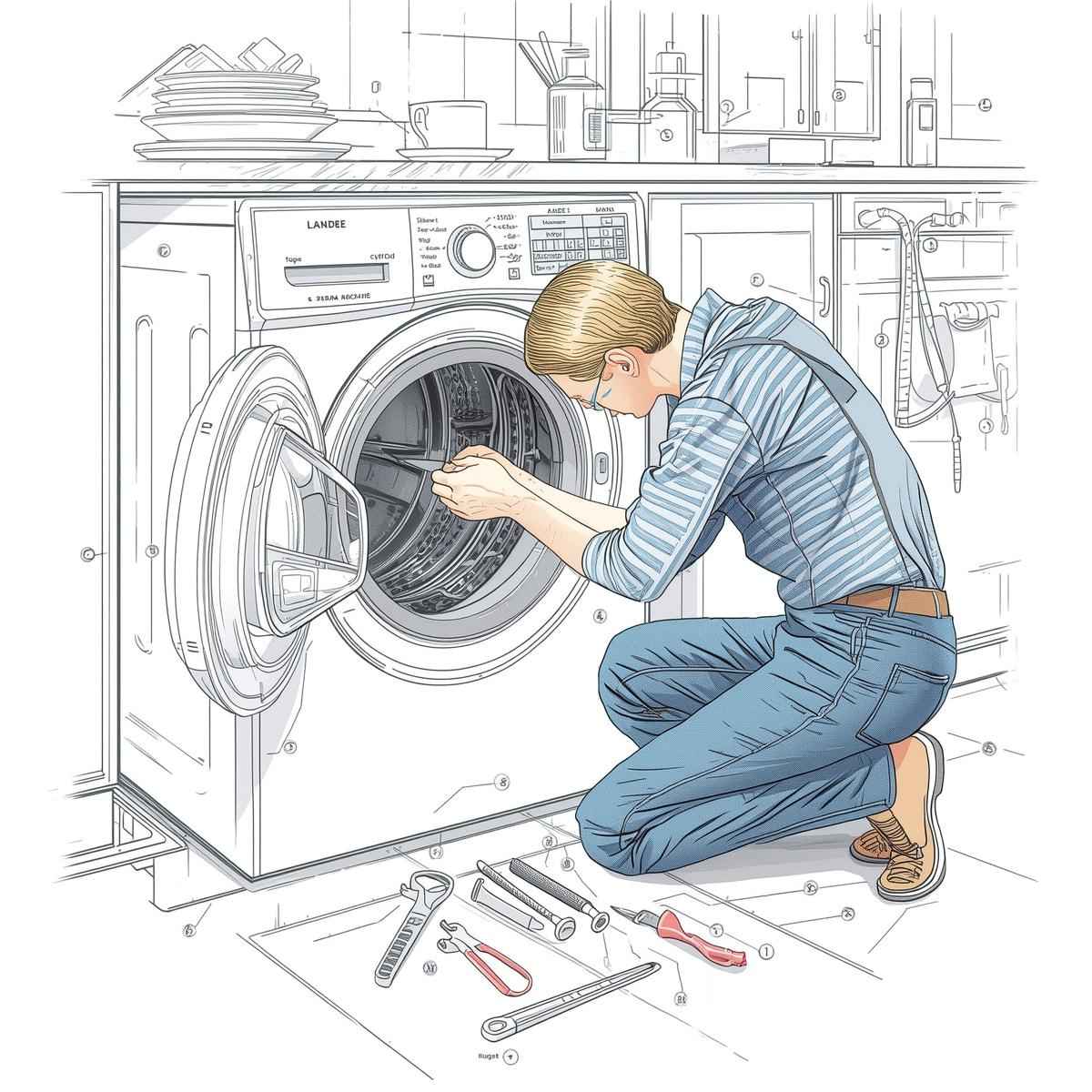 هزینه تعمیر لباسشویی در کرج