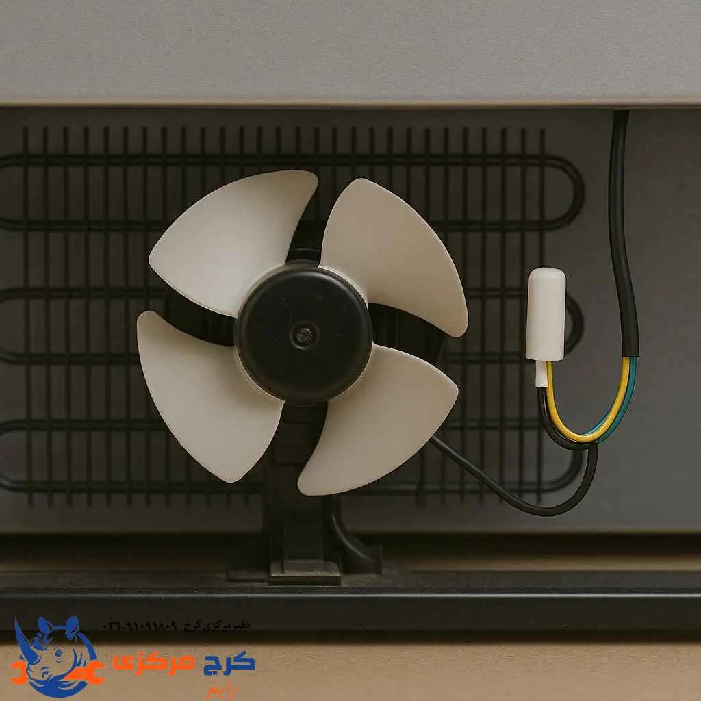 فن کندانسور یخچال یا سنسور دمای داخل دستگاه