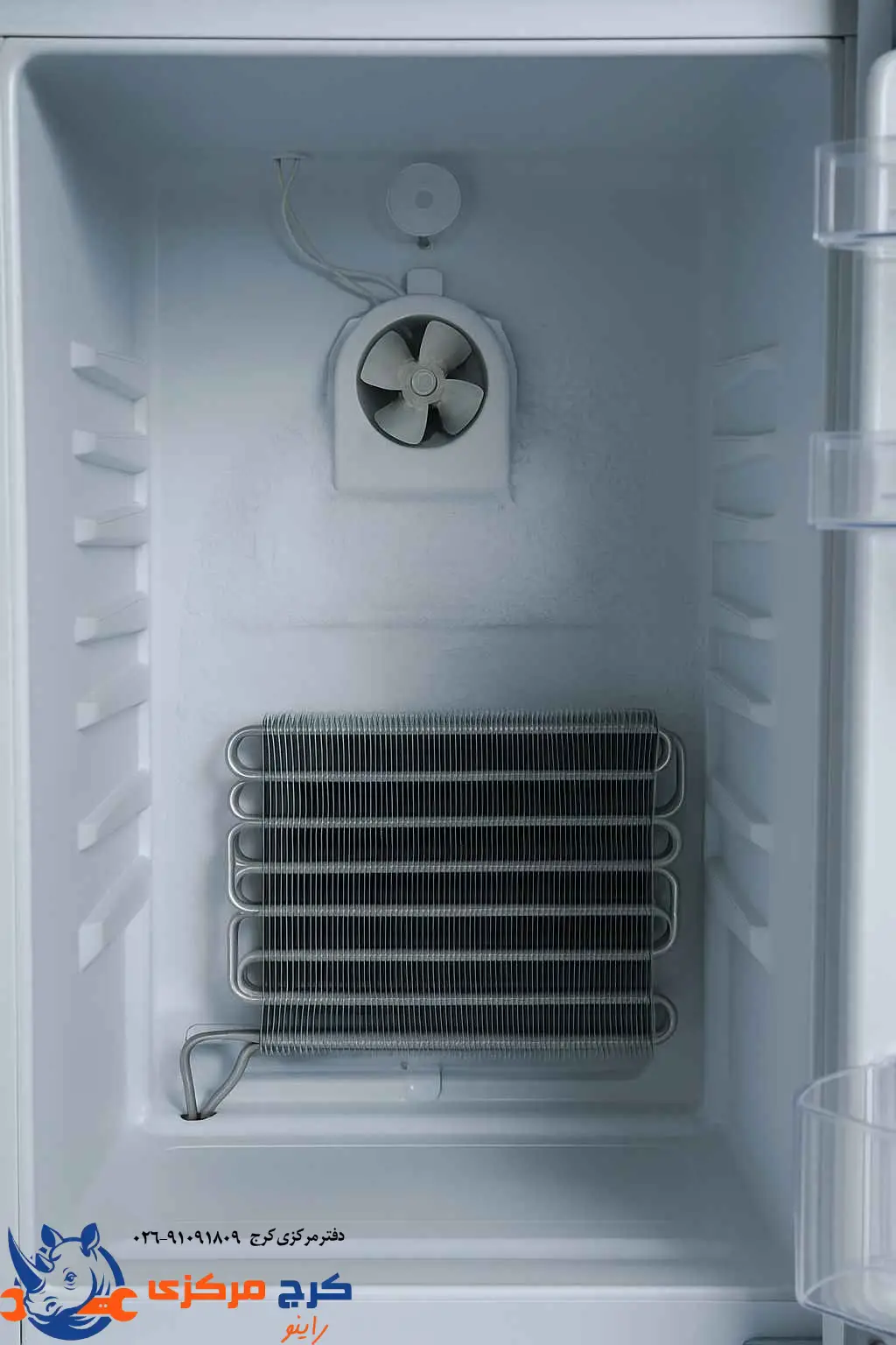 تصویر برفک زیاد که جلوی گردش هوا را می‌گیرد