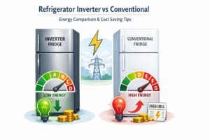 مقایسه مصرف برق یخچال اینورتر و معمولی