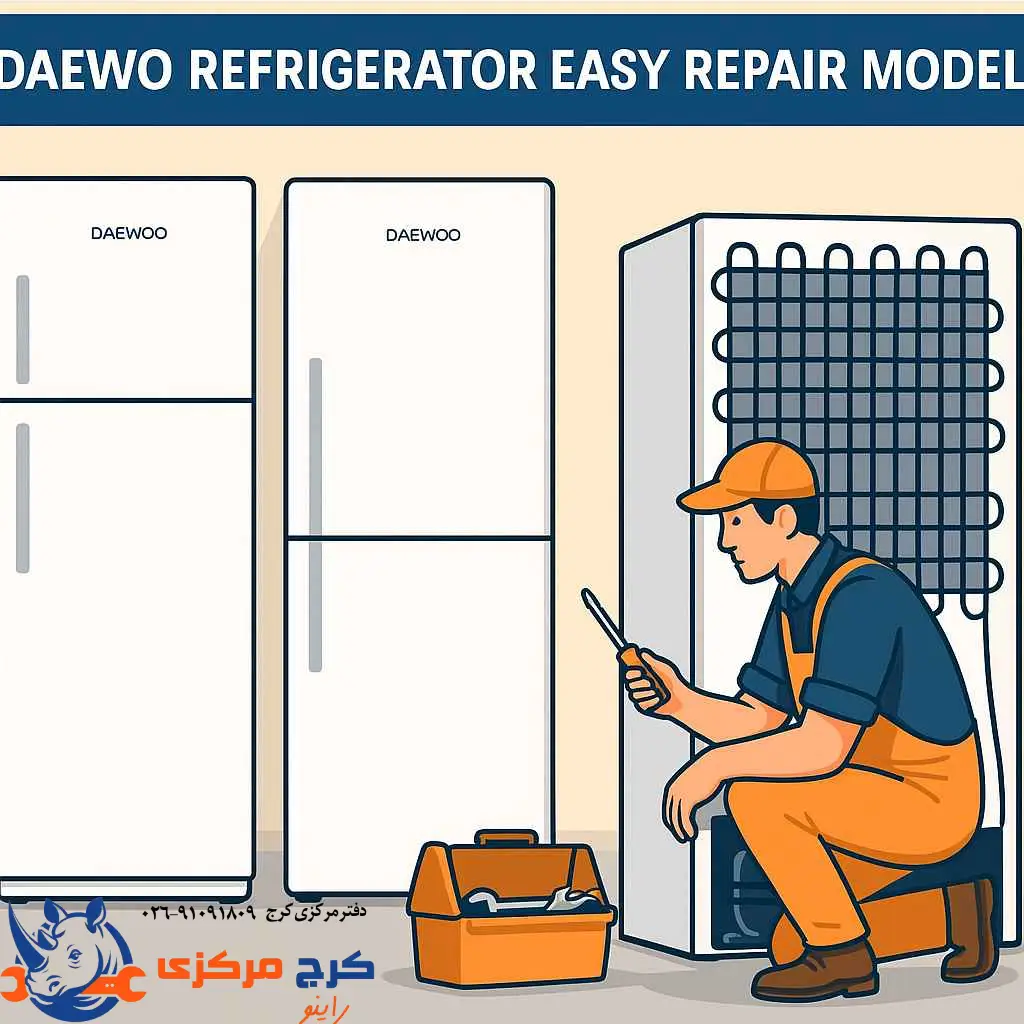 مدلهای یخچال دوو با تعمیرپذیری آسان و دسترسی سریع به قطعات